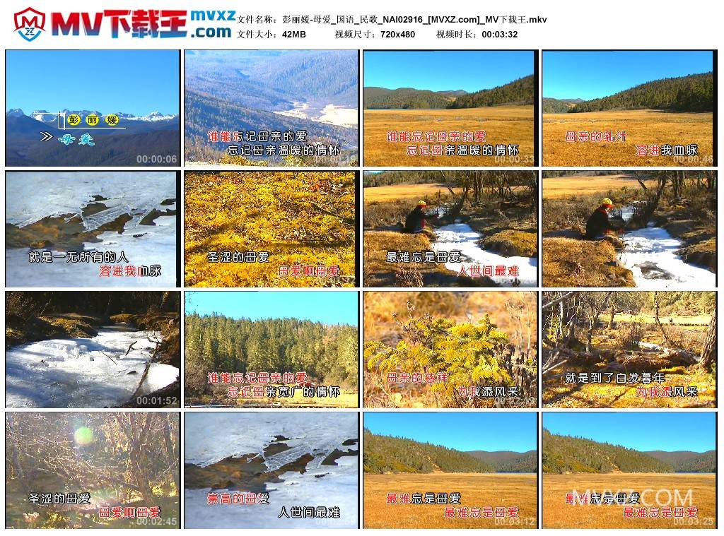 彭丽媛-母爱_国语_民歌_NAI02916